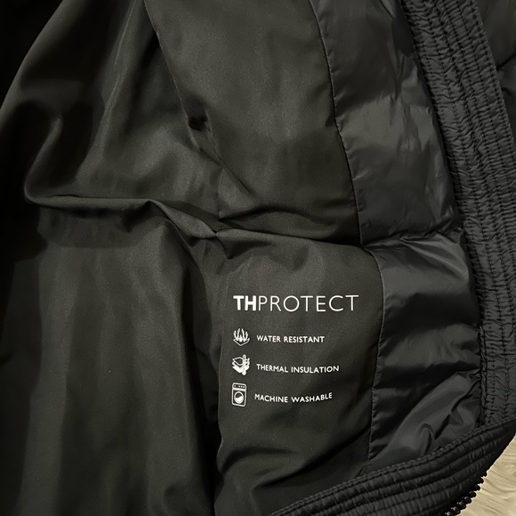 Tommy Hilfiger Long Fur Hooded Puffer Jacket with Belt - Picture 6 of 11